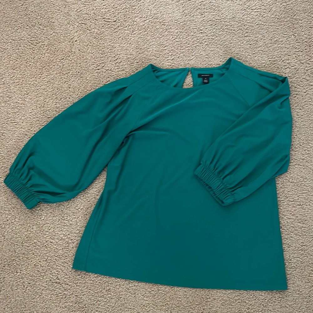 Halogen emerald green blouse